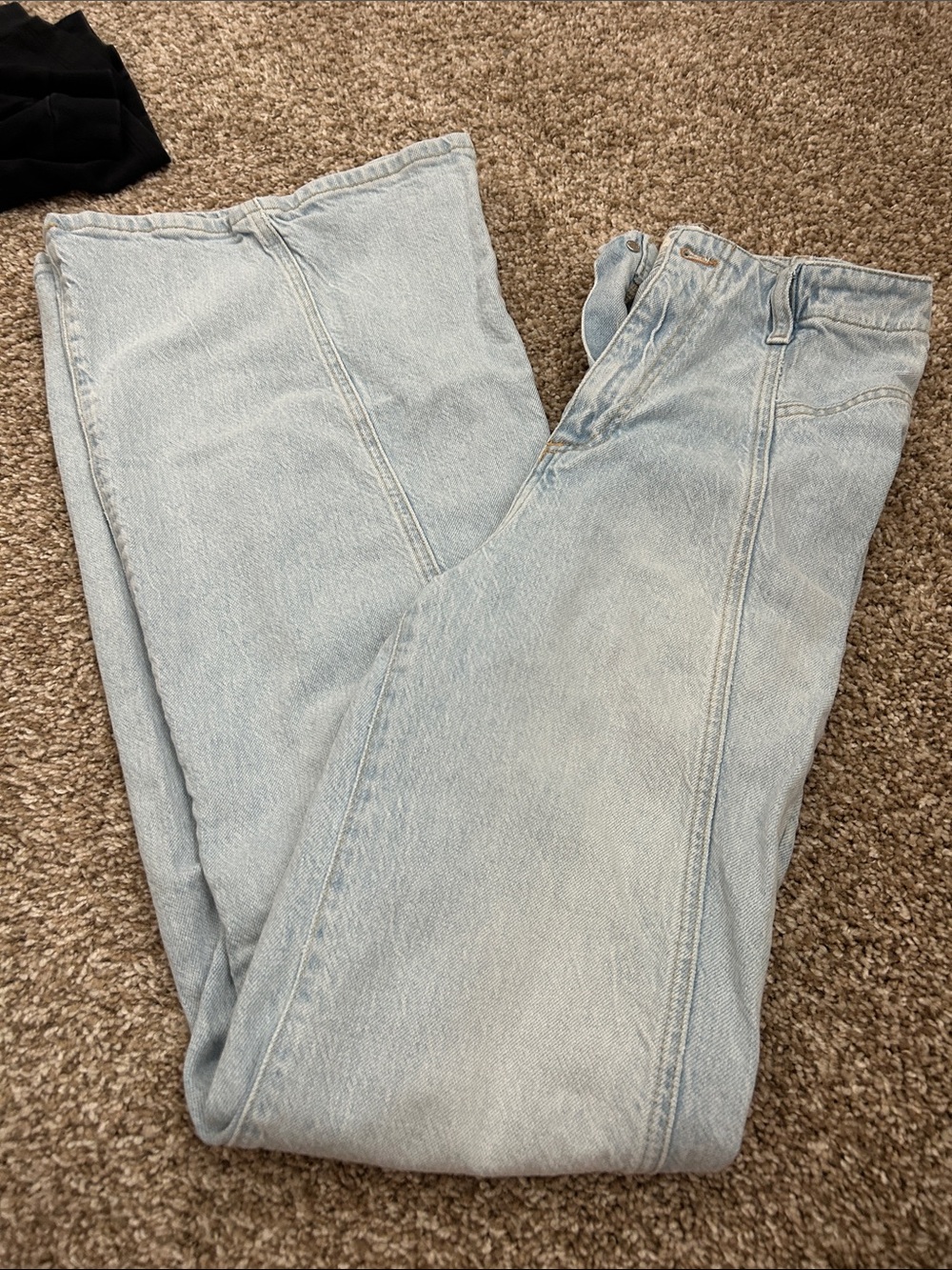 We The Free Light Wash Wide Leg Jeans